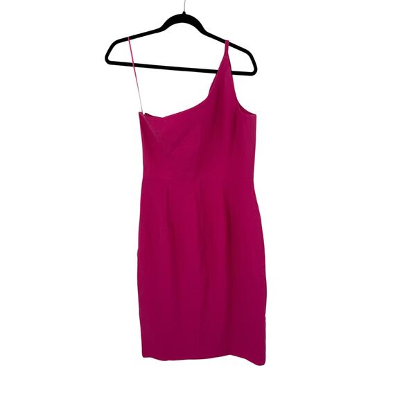 Dress the Population Alexandra one shoulder dress pink Medium M - Picture 4 of 6
